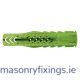 UX Nylon Plug 8x50 GREEN  BOX 40